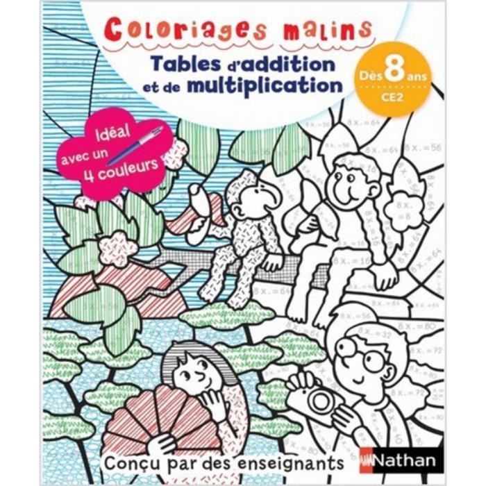 Coloriage magique, multiplications par 9 