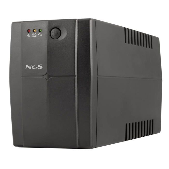 NGS FORTRESS1200V3 - Onduleur Hors Ligne SAI, Off Line UPS 800 VA, Tension de Sortie Constante 480W pour 2 Prises Schuko