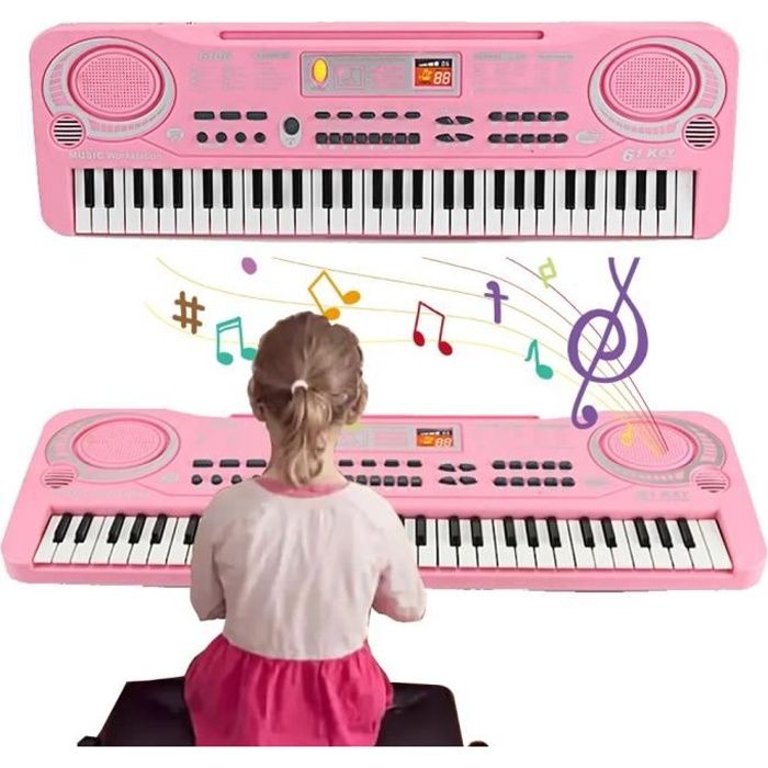 Piano électronique pour enfants La Reine des Neiges avec effets