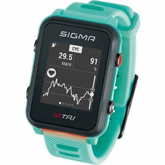 Set de cardiofréquencemètre Sigma ID.TRI - menthe - TU