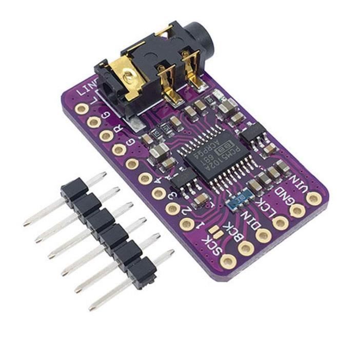 Dac Module Mic Module de DéCodeur DAC Audio NuméRique PCM5102 I2S IIS Module Vocal de ...