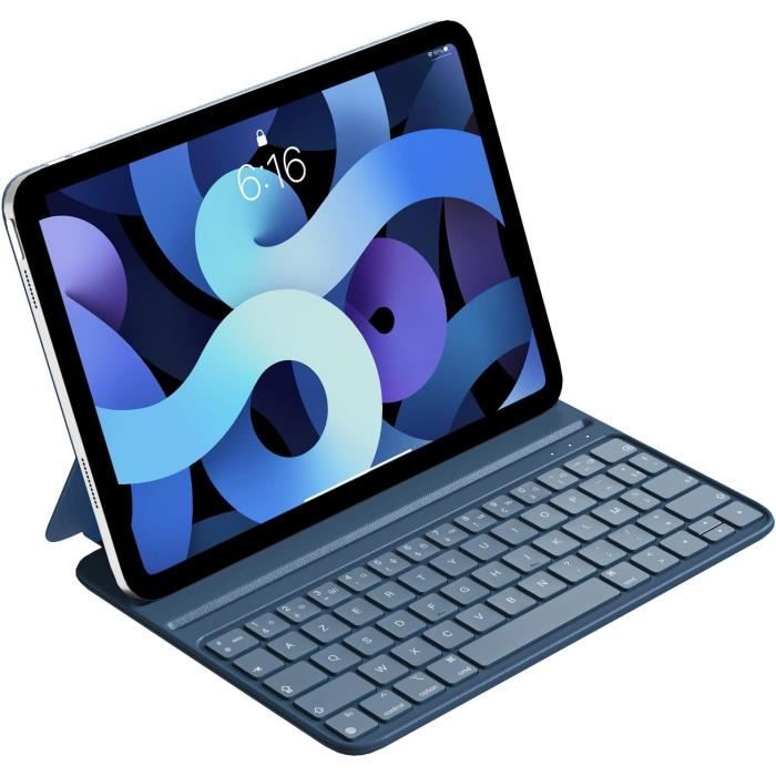 Pour iPad Air 2022 / iPad Pro 11 2021 bouton carré clavier Bluetooth  rotatif à 360 degrés