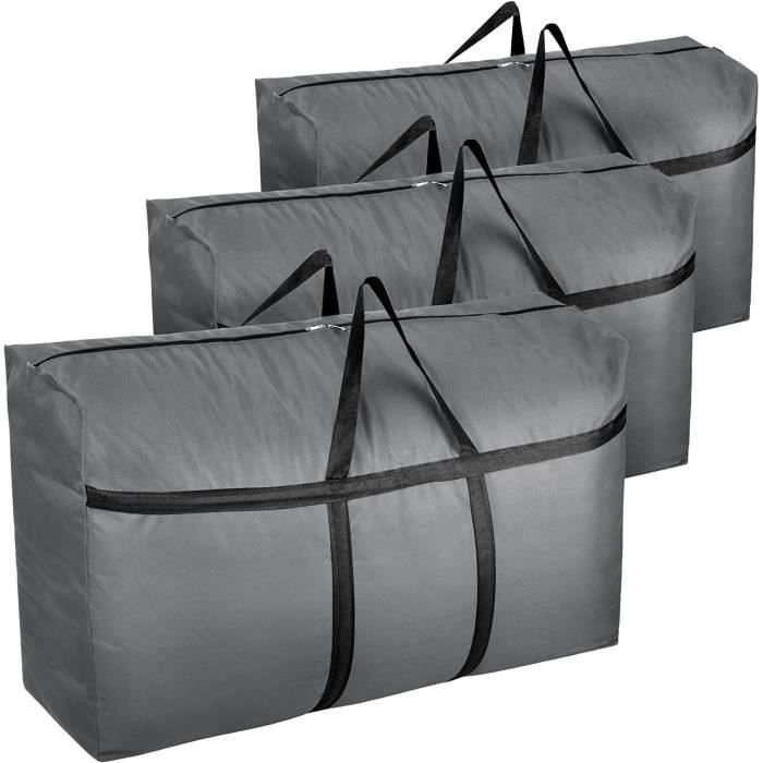 Lot de 5 Sac de Rangement Large 84 L, Sac Demenagement, Sac Pliable
