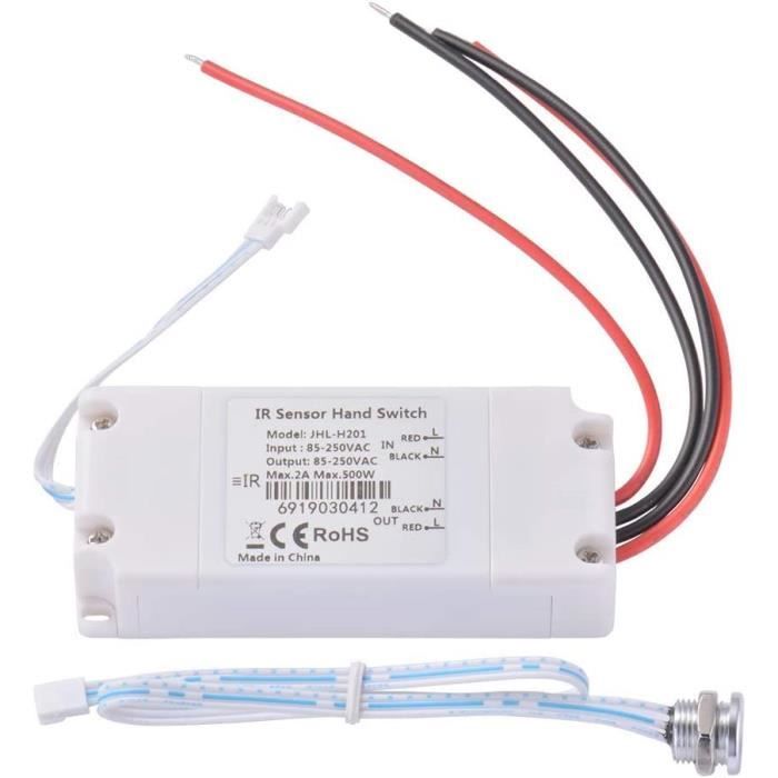 Senseur Capteur Infrarouge Switch, Mini-Senseur Détecteur de Mouvement S'éteint ...