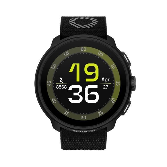 Montre connectée sport GPS - SUUNTO RUN ALL BLACK - Amoled - Altimètre