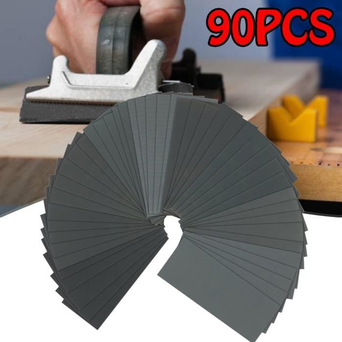 280mm x 230 mm Pack de 4 humides et sèches de l/'oxyde d/'aluminium feuilles papier de verre