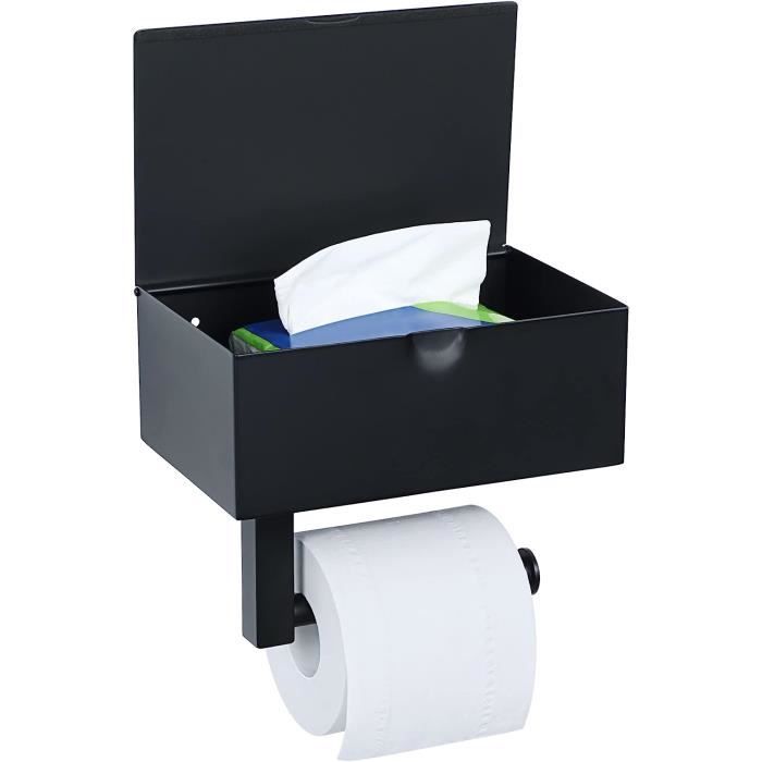 1pc ornement support papier toilette imprimé en 3d noir - Morocco