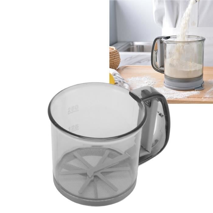 Tamis à Farine KAISER - Capacité 300g, Plastique, Lavable Au Lave-vaisselle - Pour Pâtisserie Et Cuisine