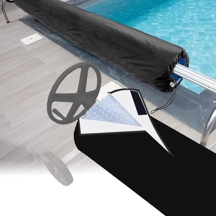 Housse Et Enrouleur Pour Couverture De Piscine - Tissu Oxford 420D - Plusieurs Tailles (4.8m à 7.3m)