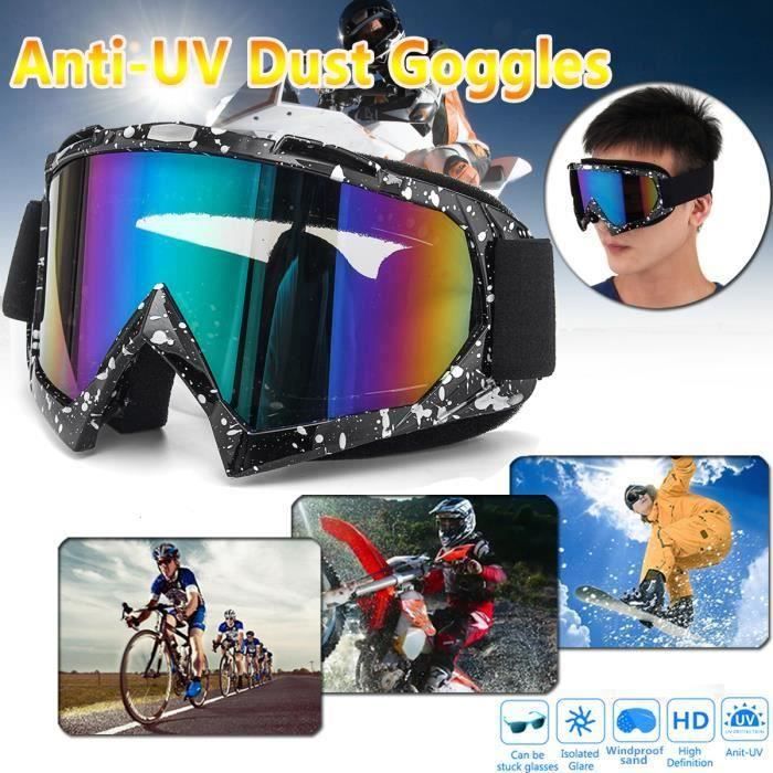 Protection anti-UV coupe-vent moto lunettes vélo Dirt Bike  IY