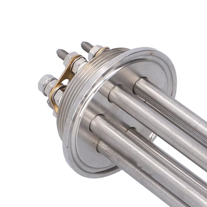 Tige Chauffante électrique SUS316 24cm - Pour Machine à Vapeur Et Chauffe-eau - Thermostat Pliable - 11