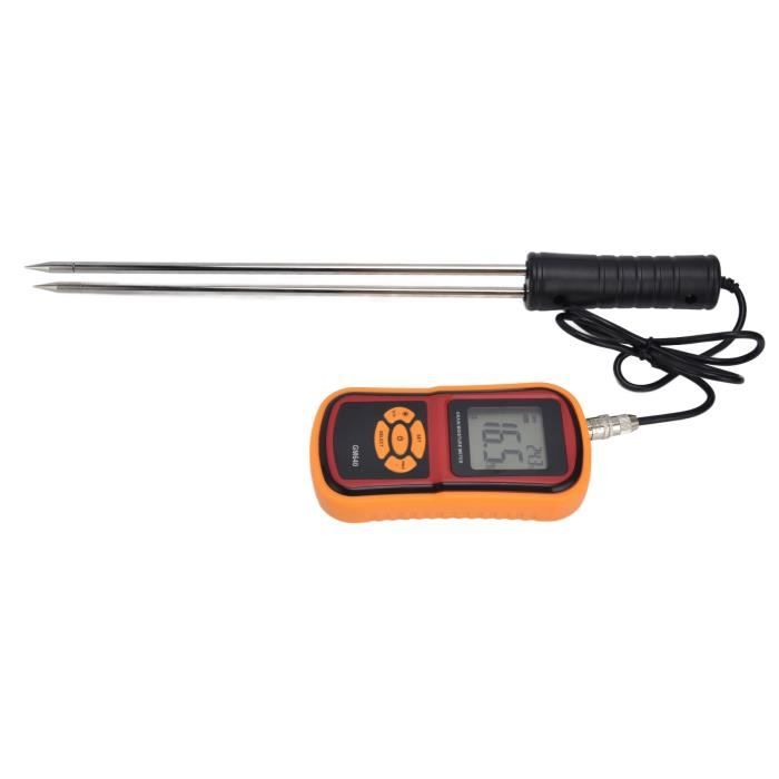 Meilleurs prix pour Détecteur d'Humidité Numérique Humidimètre Portable à Grains Hygromètre LCD Testeur d'Humidité pour Blé Maïs animalerie hydrometre