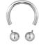 Captive Bead Anneau Acier chirurgical 14 G /& 16 G Oreille Nez Belly lèvres sourcils 5 paires