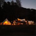 SFSGH Tente de Luxe 4M Bell, Tente de tipi Indienne de Camping Double Couche impermeable, Tente de Camping pour Enfants Tente de,347-1