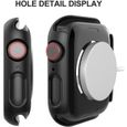 Coque de protection pour Apple Watch 40mm Blackview Dur PC Houss iwatch Noir-1