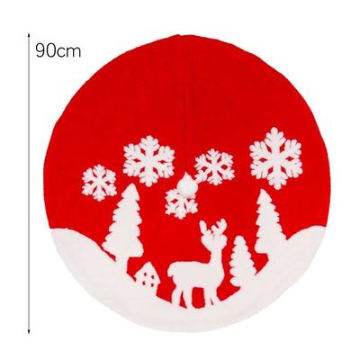 Jupe De Sapin De Noël, Housse Décorative Pour Sapin De Noël, 90 Cm - Convient Pour La Maison, Décoration De Noël