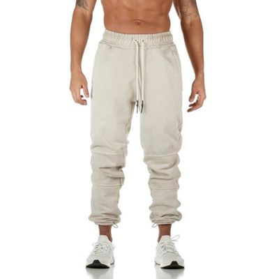 Pantalon de Jogging Homme Casual Mode Training Pants - Minetom - Coton  Automne Hiver - Couleur Beige - Fitness C beige - Cdiscount Sport