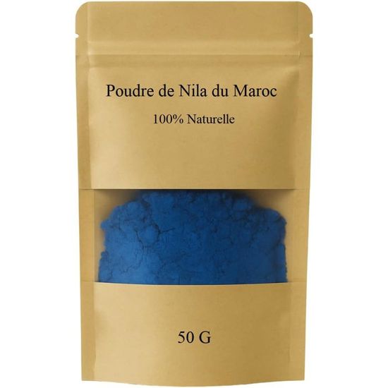 Poudre De Nila Bleue 1 Kg - Éclaircissant Visage Et Zones Sombres - Soin Naturel - Neuf