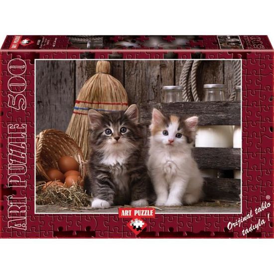 Puzzle 500 Pieces Chatons Trop Mignons Cdiscount Jeux Jouets Puzzle 500 Pieces Chatons Trop Mignons Cdiscount Jeux Jouets