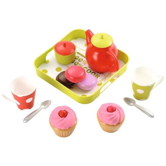 Ecoiffier – Plateau De Sandwich Avec Accessoires – Imitations D’aliments – Dès 3 Ans – Fabriqué En France – Origine Garantie
