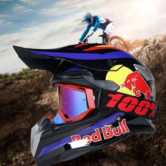 Casque vtt integral red bull 2025