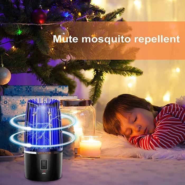 Lampe anti-mouche, Lampe insectifuge, Lampe anti-moustiques d'intérieur, Led Fly Catcher Lampe Anti-moustiques, de détection de mouches  électriques Mosqu extérieur