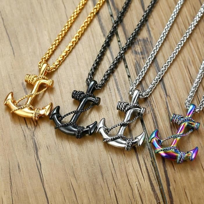 Collier acier inoxydable Homme - Collier pour Homme