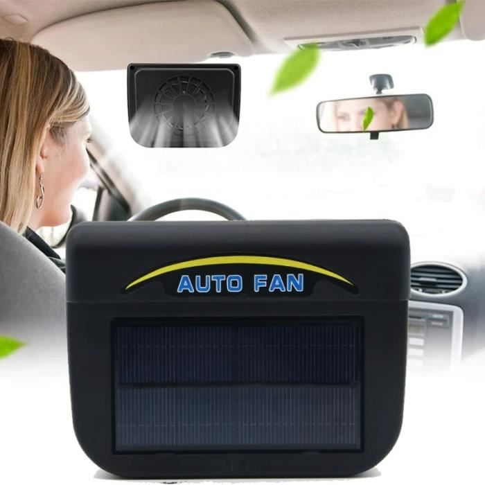 Ventilateur D'Échappement Solaire Voiture – Refroidisseur Auto à Énergie Solaire, Anti-Chaleur & Odeurs – Installation Facile