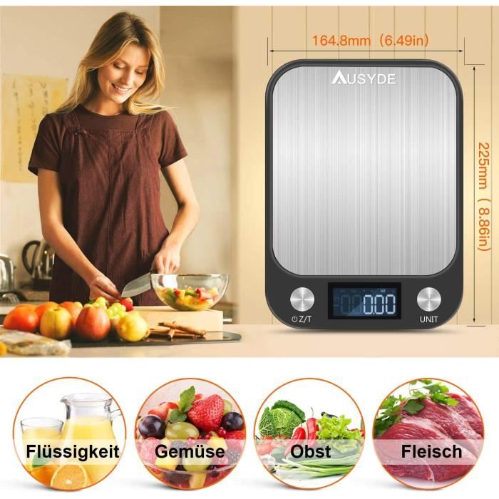 Balance de cuisine numérique - Balance électronique de 1 g à 15 kg - Balance  ménagère de haute précision avec écran LCD, [30] - Cdiscount Electroménager