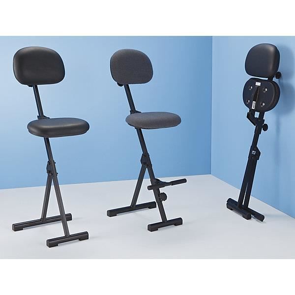 Assis-debout - hauteur réglable de 550 à 900 mm, avec repose-pieds  habillage PU noir - Appuie-fesses Assis-debout Chaise - Cdiscount Maison