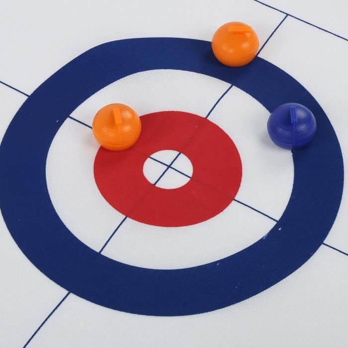 Jeu de Curling de Table, Construire Coordination Main-il Jeu de Curling Portable pour la Famille