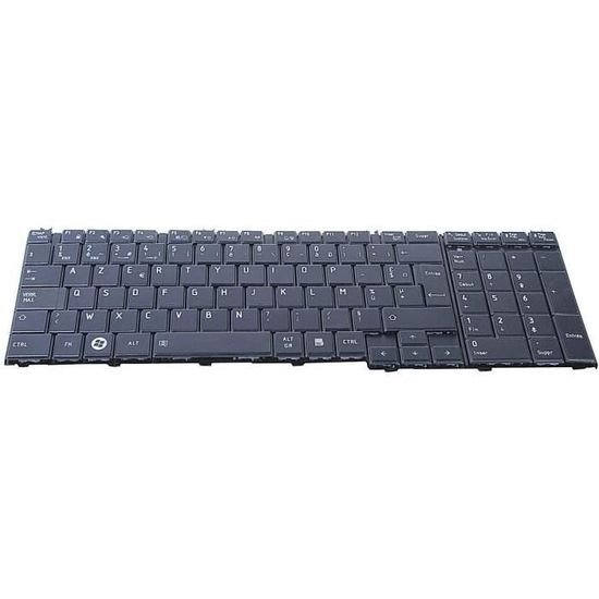 Clavier AZERTY Français Neuf Pour Toshiba Satellite Pro L775 - Noir - Compatible