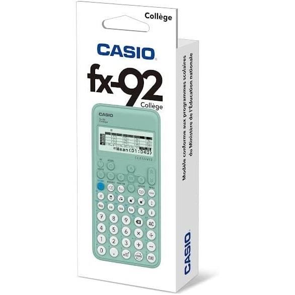 Calculatrice scientifique CASIO Coll ge FX 92 Cdiscount Beaux