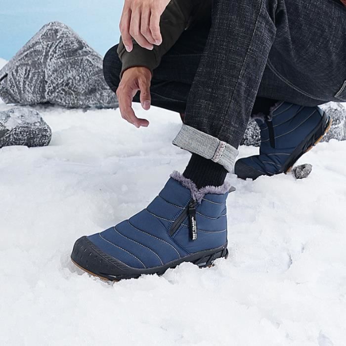 Bottes et boots Barefoot Homme Femme Hiver Bottine de Neige