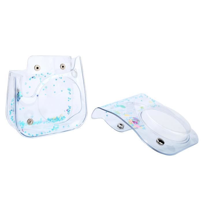 Sac Transparent Pour Appareil Photo Fujifilm Instax 11/9/8 Avec Bandoulière - Étui PVC Daisy