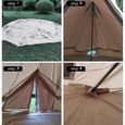 SFSGH Tente de Luxe 4M Bell, Tente de tipi Indienne de Camping Double Couche impermeable, Tente de Camping pour Enfants Tente de,347-3