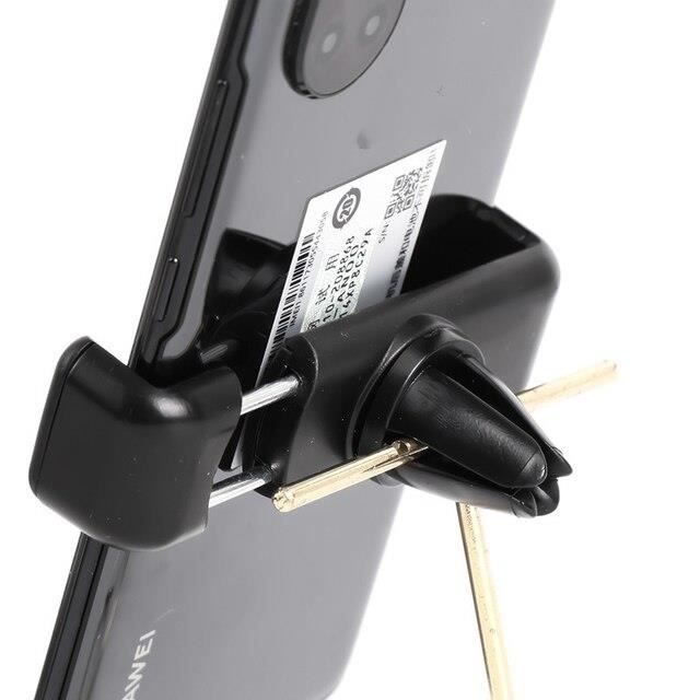Support de Téléphone Portable pour Voiture avec Crochet,Rotation 360  Degrés,Fixation par Sur Grille D'aération - Cdiscount Téléphonie