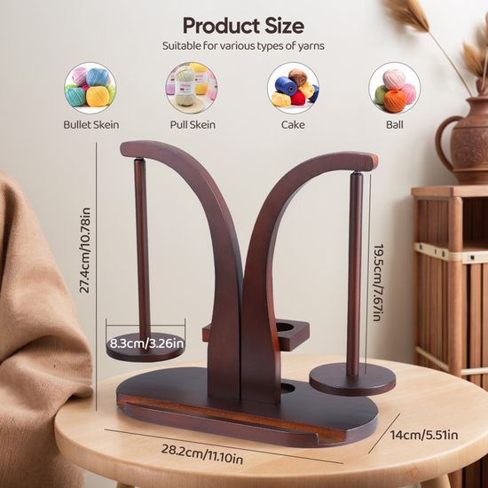 Yarn Winder Dérouleur De Laine,Bobinoir à Laine En Bois, Support à