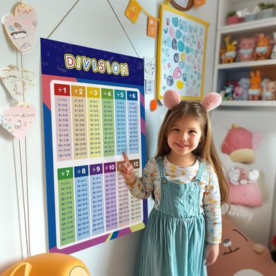 APOMOONS 4 Livres De Cartes D’apprentissage Effaçables – Tables De Multiplication, Addition, Soustraction, Division – 8 Feutres Inclus – Réutilisable – Dès 6 Ans