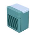 Mini climatiseur – Nosheir – Refroidisseur d'air USB 260ml avec humidification – Pour bureau et chambre – Vert