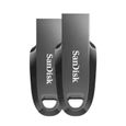 2 x Clé USB SanDisk Ultra Curve 32Go USB 3.2 Gen1 100MB/s SDCZ550-032G-G46 Flash Drive (paquet de deux)-0