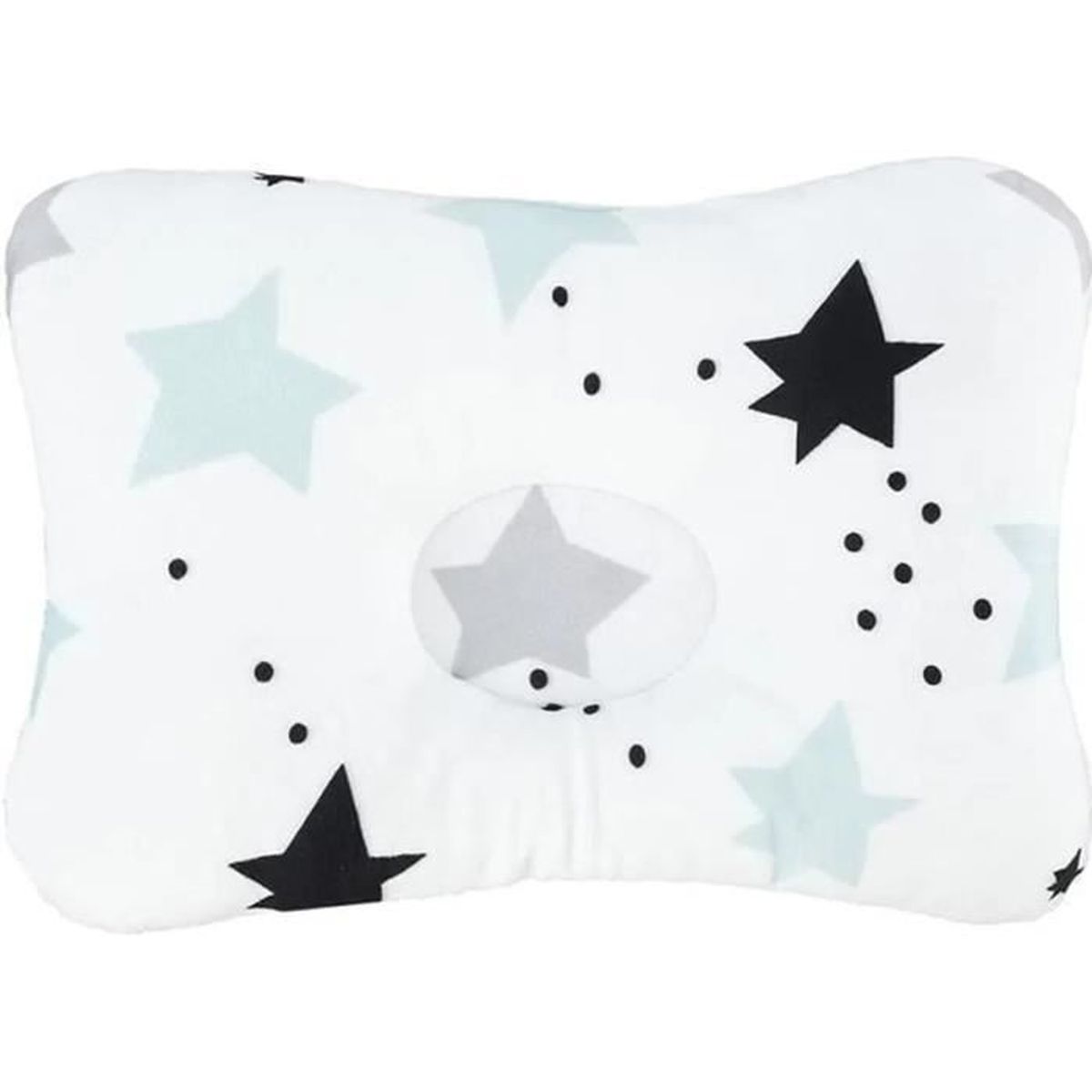 Oreiller Enfant Coussin Anti Tête Plate Enfant Oreiller de Voyage Couffin Bebe Oreiller Bébé