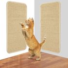 HOME FIT TRAINING Tapis Griffoir pour Chat,2 Grattoir Chat de 50x25CM.Tapis Griffoir Chat en Tapis Sisal,Griffoir Chat Canapé est résistant à l'usure