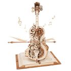 Puzzle 3D en bois pour adultes Kit - ROBOTIME de modèle de violoncelle magique avec base de boîte