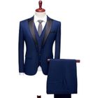AIEVIS Costume Mariage Homme 3 Pièces Slim Elegant Cérémonie Couleur Unie