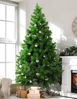 Dmora - Sapin de Noël Riccardo, Sapin artificiel extra épais, arbre à effet réel en PVC, 554 branches, hauteur 180 cm