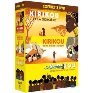 DVD DESSIN ANIMÉ sorcière bêtes Sauvages + Kirikou et Les Hommes et