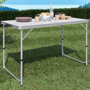 Table Pliante De Camping Noire – Portable Et Légère (0.85kg) – 39.5x34.5x32.5cm