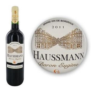VIN ROUGE Vin rouge Bordeaux supérieur 12°5 75cl HAUSSMANN B