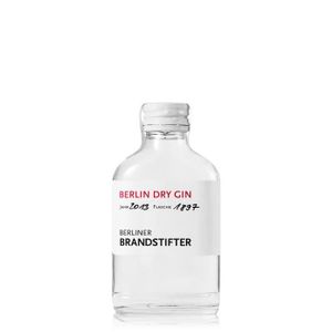 GIN Berliner Brandstifter Dry Gin Mini 0.1L (43.3% Vol.)